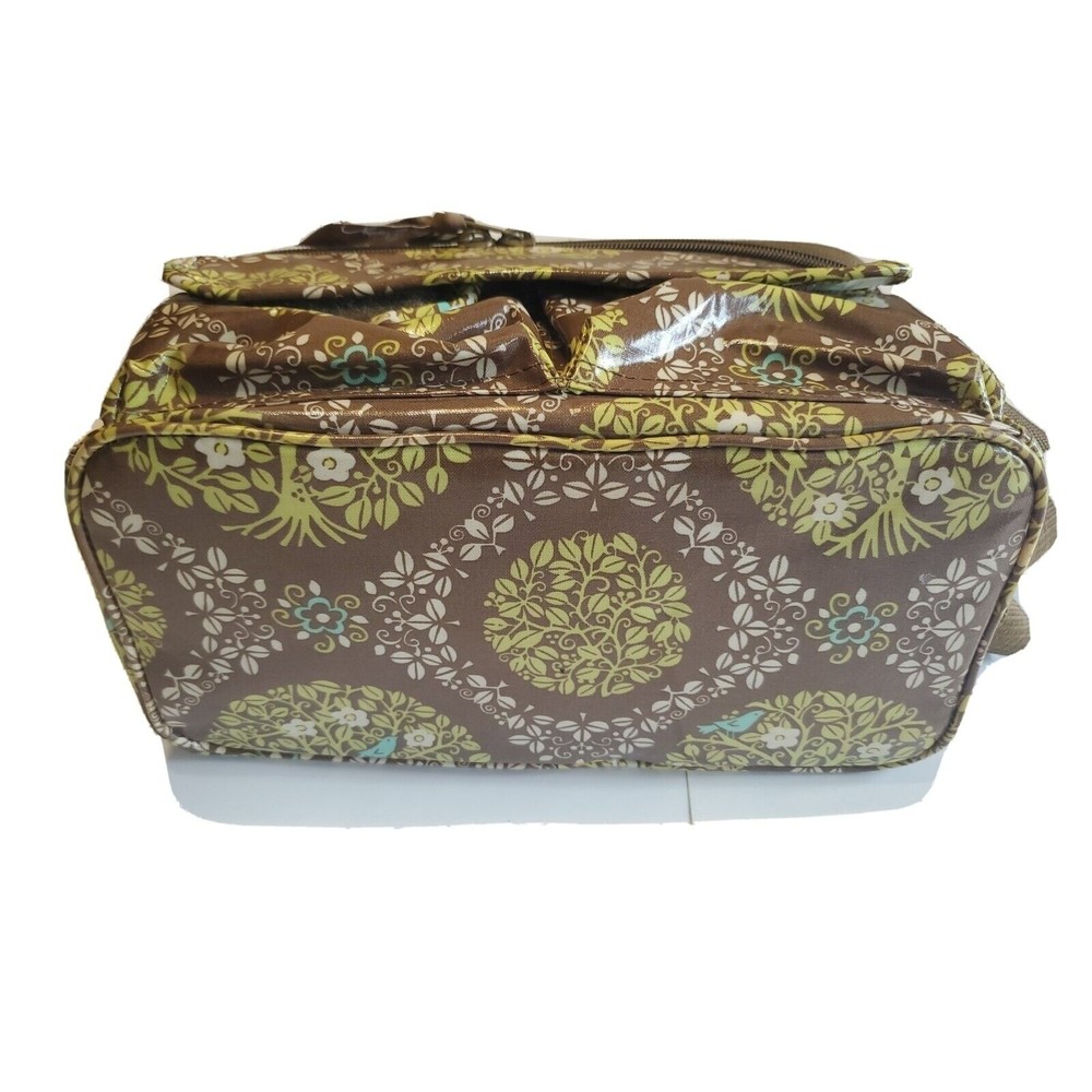 Brown and Green Patterned Crossbody Bag - Unbranded - Picture 5 of 12